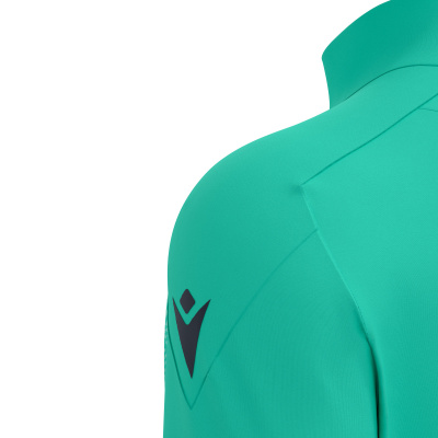 Толстовка тренировочная MACRON YARUGA TRAINING 1/4 ZIP TOP TURQUOISE/NAVY