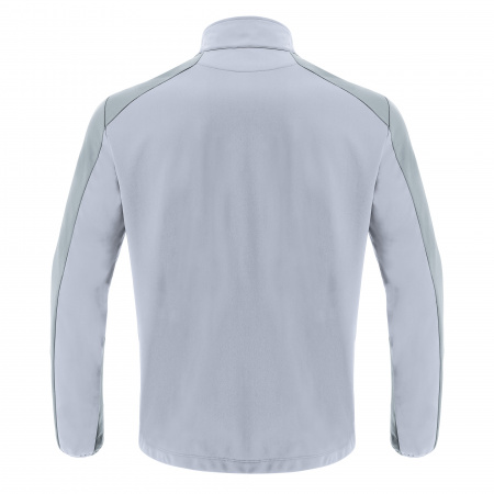 Олимпийка спортивная MACRON SETH FULL LENGTH ZIP TOP SILVER/ANTHRACITE