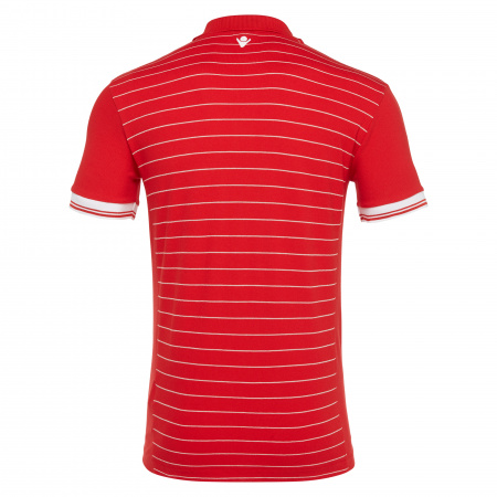 Поло парадное MACRON JUNGLE POLO RED/WHITE