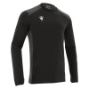 Толстовка спортивная MACRON TOBOL WARM UP ROUNDNECK TOP BLACK