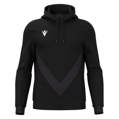 Худи спортивное MACRON FENDERS HOODED SWEATSHIRT BLACK/DARK GREY