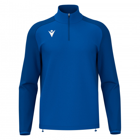Толстовка тренировочная MACRON ISEN 1/4 ZIP TOP ROYAL BLUE/DARK ROYAL BLUE