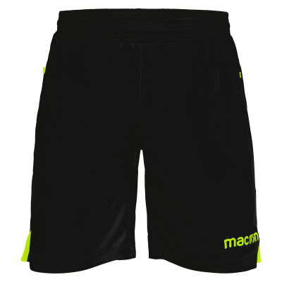 Шорты спортивные MACRON ALDEBARAN SHORT BLACK/NEON YELLOW