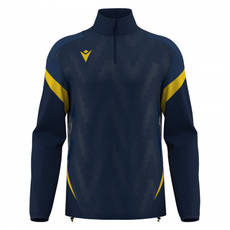 Толстовка тренировочная HOLLOW TRAINING 1/4 ZIP TOP BLACK/YELLOW
