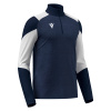 Толстовка тренировочная MACRON IZEL TRAINING 1/4 ZIP TOP NAVY/WHITE