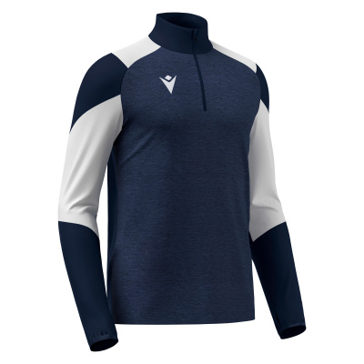 Толстовка тренировочная MACRON IZEL TRAINING 1/4 ZIP TOP NAVY/WHITE