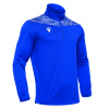 Толстовка тренировочная MACRON TAGUS 1/4 ZIP TOP ROYAL BLUE/WHITE