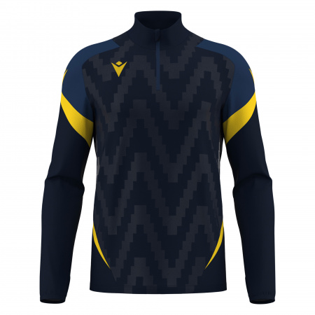Толстовка тренировочная STARFALL TRAINING 1/4 ZIP TOP NAVY/YELLOW
