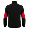 Толстовка тренировочная MACRON CUZCO TRAINING 1/4 ZIP TOP BLACK/RED