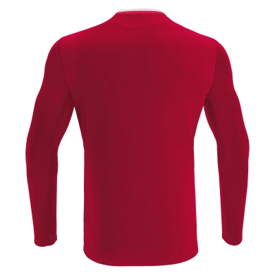 Футболка спортивная MACRON DENEB SHIRT LS RED/WHITE