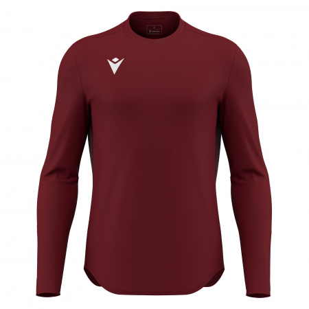 Футболка спортивная MACRON VOID SHIRT LS CARDINAL