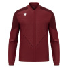 Олимпийка спортивная MACRON MORPHEUS MICROFIBER FULL LENGTH ZIP TOP CARDINAL/DARK CARDINAL