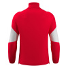Толстовка тренировочная MACRON CUZCO TRAINING 1/4 ZIP TOP RED/WHITE