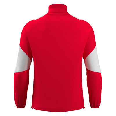 Толстовка тренировочная MACRON CUZCO TRAINING 1/4 ZIP TOP RED/WHITE