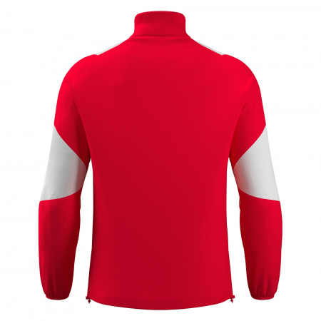Толстовка тренировочная MACRON CUZCO TRAINING 1/4 ZIP TOP RED/WHITE