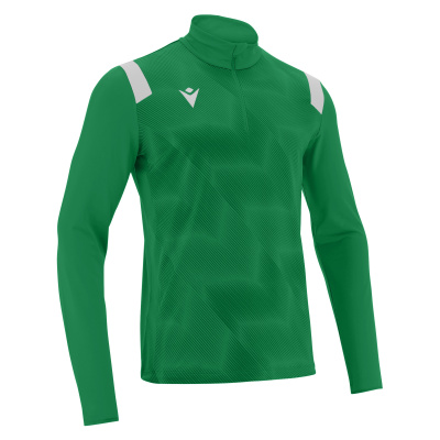 Толстовка тренировочная MACRON PURUS TRAINING 1/4 ZIP TOP GREEN/WHITE
