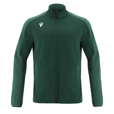 Олимпийка спортивная MACRON SETH FULL LENGTH ZIP TOP BOTTLE GREEN/LIGHT BOTTLE GREEN