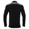 Толстовка тренировочная MACRON TIBER 1/4 ZIP TOP BLACK/WHITE