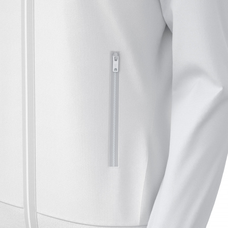 Олимпийка парадная женская MACRON ATLAS HOODY FULL LENGTH ZIP TOP WHITE/LIGHT GREY