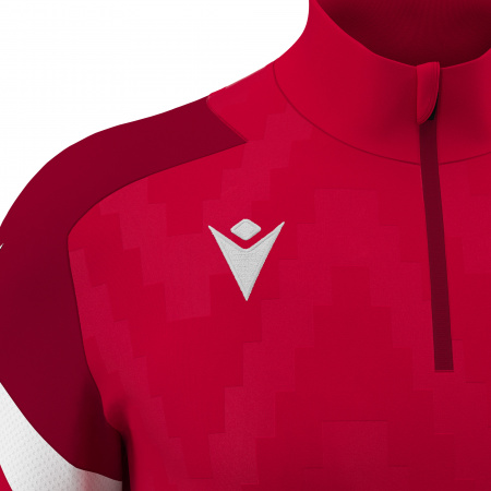 Толстовка тренировочная STARFALL TRAINING 1/4 ZIP TOP RED/WHITE