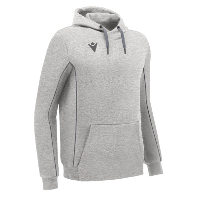 Худи MACRON THEATER ECO SUSTAINABLE COTTON HOODED SWEATSHIRT GREY MELANGE/ANTHRACITE