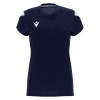 Футболка спортивная женская MACRON OXYGEN SHIRT NAVY/WHITE