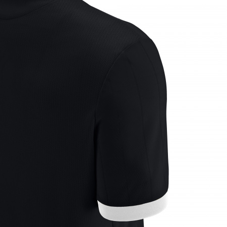 Футболка спортивная MACRON HALLEY SHIRT BLACK/WHITE