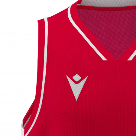 Майка спортивная MACRON CARBON ECO SHIRT RED/WHITE