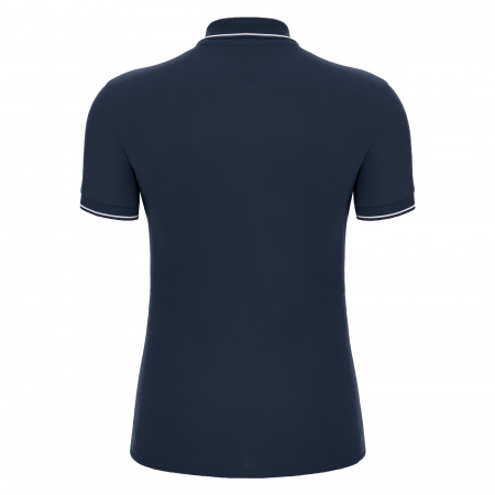 Поло спортивное женское х/б MACRON WALTZ ECO POLO NAVY