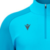 Толстовка тренировочная женская MACRON LENA TRAINING 1/4 ZIP TOP NEON SKY/DARK NEON SKY
