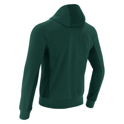 Толстовка спортивная MACRON ELECTRO HOODY POLYDIAGONAL BOTTLE GREEN