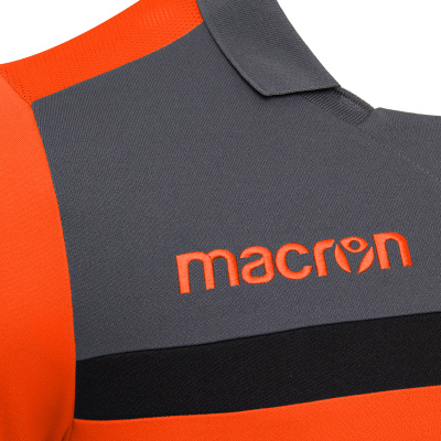 Футболка спортивная MACRON FEO SHIRT ORANGE/ANTHRACITE