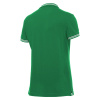 Поло спортивное женское х/б MACRON HAMBO POLO GREEN/WHITE