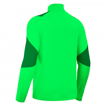 Толстовка тренировочная MACRON IZEL TRAINING 1/4 ZIP TOP NEON GREEN/GREEN