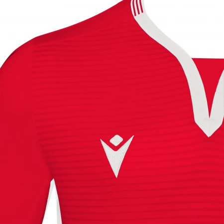Футболка спортивная MACRON CANOPUS SHIRT RED/WHITE