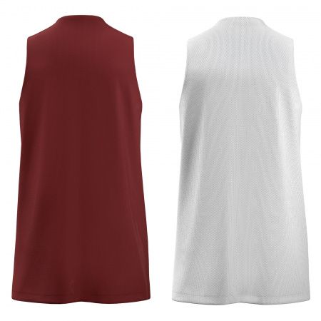 Майка спортивная MACRON IDAHO JERSEY REVERSIBLE CARDINAL/WHITE