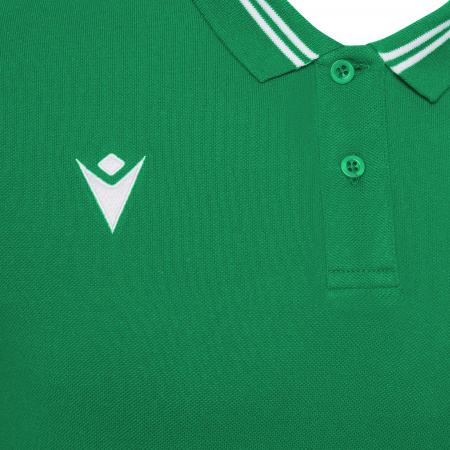Поло парадное MACRON YUKAR POLO GREEN/WHITE