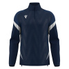 Толстовка тренировочная HOLLOW TRAINING 1/4 ZIP TOP NAVY/WHITE