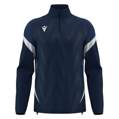 Толстовка тренировочная HOLLOW TRAINING 1/4 ZIP TOP NAVY/WHITE