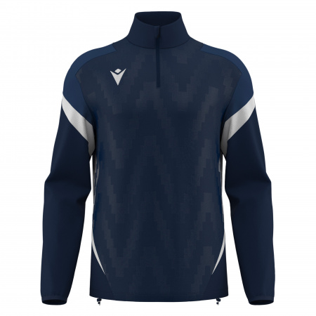 Толстовка тренировочная HOLLOW TRAINING 1/4 ZIP TOP NAVY/WHITE