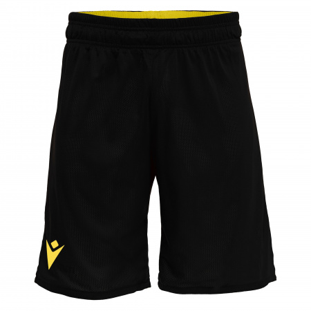 Шорты спортивные MACRON DENVER HERO SHORT REVERSIBLE BLACK/YELLOW