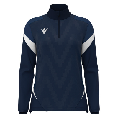 Толстовка тренировочная женская LEONA TRAINING 1/4 ZIP TOP NAVY/WHITE