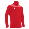 Толстовка тренировочная MACRON KOLYMA TURTLENECK TOP RED/WHITE