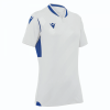 Футболка спортивная женская MACRON ALYA SHIRT WHITE/ROYAL BLUE
