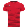 Футболка спортиная MACRON IVAN SHIRT RED/BLACK