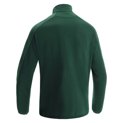 Толстовка тренировочная MACRON ARNO TRAINING 1/4 ZIP TOP BOTTLE GREEN/LIGHT BOTTLE GREEN