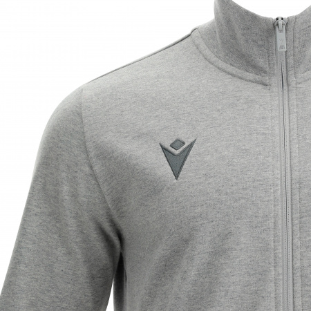 Олимпийка спортивная MACRON BEAT FULL ZIP SWEATSHIRT GREY MELANGE
