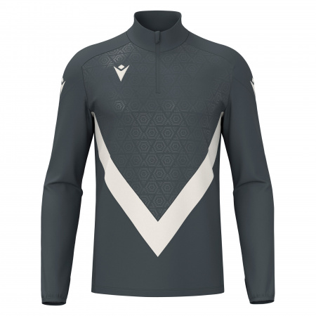 Толстовка тренировочная MACRON YARUGA TRAINING 1/4 ZIP TOP ANTHRACITE/OFFWHITE