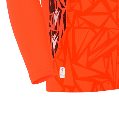 Футболка спортивная MACRON CORVUS ECO GK SHIRT ORANGE/BLACK
