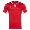 Футболка спортивная MACRON CANOPUS SHIRT RED/WHITE